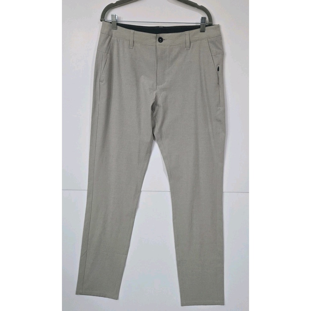 Vuori‎ Aim Pants Mens 32X30 Khaki Performance Stretch Chino Tapered V431